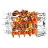 BridgePro Stainless Steel Rotating Rotisserie Kebab Skewer