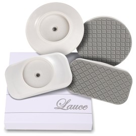 Lauce Baby Gate Pet Gate Tension Wall Saver Fence Wall Protection Anti-Slip (4 pcs(2 round, 2 rectangle))