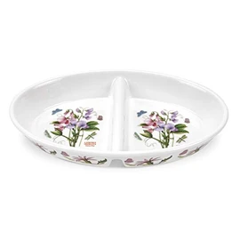 Portmeirion Botanic Garden Divided Oval Baker Sweet Pea