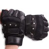 ONE LIMITATION TG014 Men's Gloves Leather Fingerless Motorcycle Cycling Driving