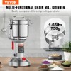 Grain Grinder 750g High-Speed Electric Herb Spice Mill Kitchen Tool