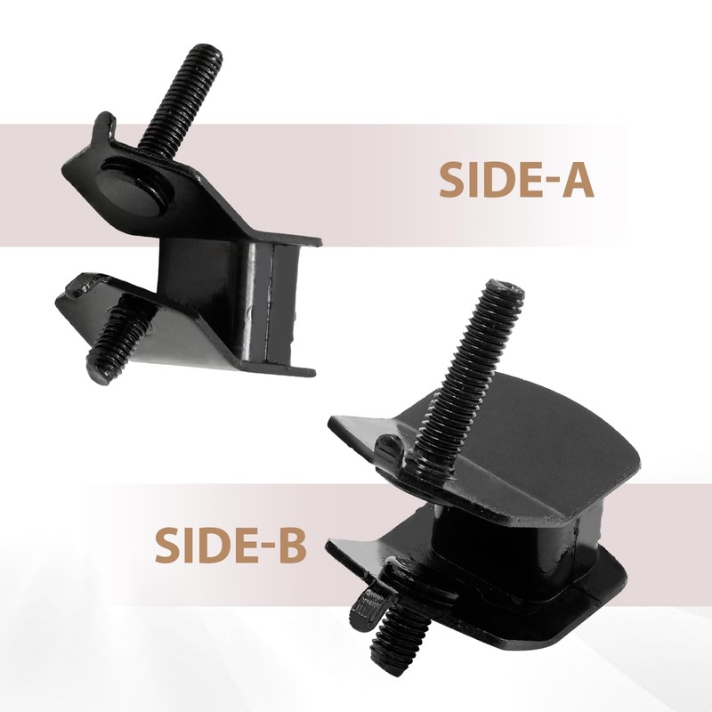 Hoypeyfiy 4 Pcs 8mm Thread Engine Bracket Rubber Mount Shock
