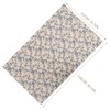 GRIRIW Short Flower Pattern Curtains for Windows Lightweight Privacy Drapes