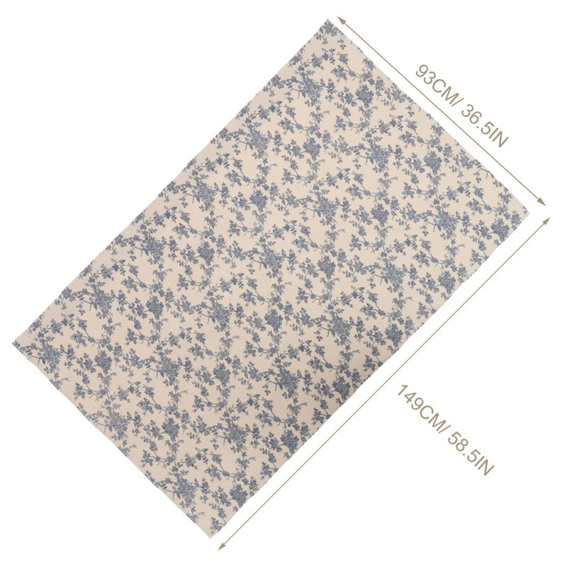 GRIRIW Short Flower Pattern Curtains for Windows Lightweight Privacy Drapes
