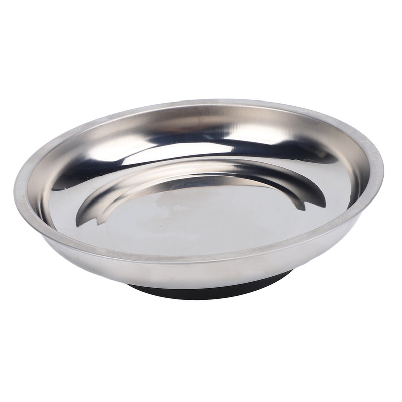 150mm Round Magnetic Parts Tray Stainless Steel 1000 to 1200