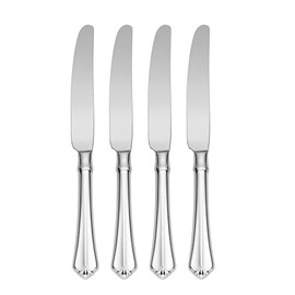 Oneida Juilliard Fine Flatware Dinner Knives, 0.65 LB, Metallic
