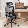 DUMOS Mesh Computer Desk Chair,Adjustab - Grey