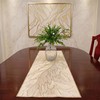 FAVE Gold Table Runner 35.5 Inches Table Runner Waterproof