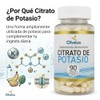 Citrato Potasio 500 Suplemento Calambres Musculares Balance Electrolítico Hidratación Alta