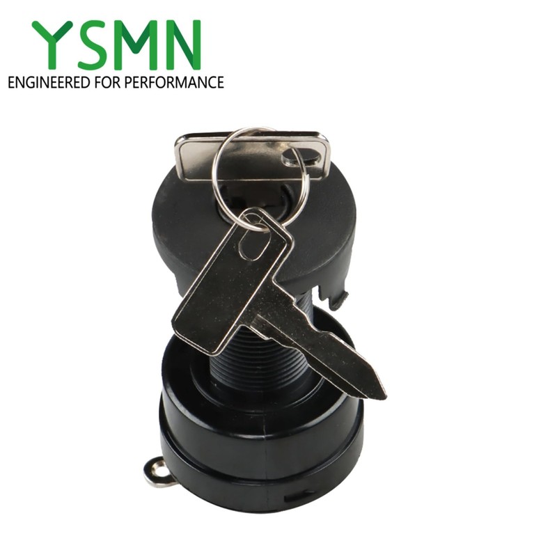 YSMN 36V or 48V Starter Ignition Key Switch, Golf Cart