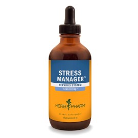 Herb Pharm Stress Manager Liquid Herbal Formula with Rhodiola and Holy Basil Liquid Extracts - 4 Ounce