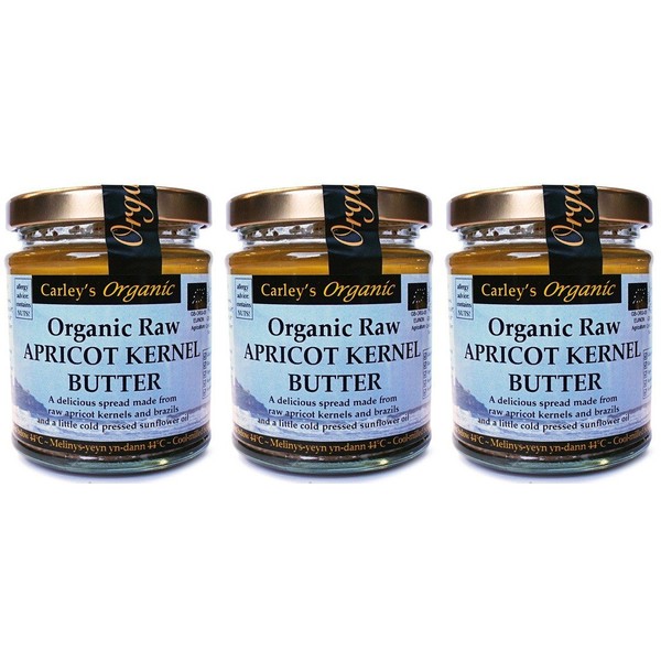 (3 PACK) - Carley's - Org Raw Apricot Kernal Butter | 170g | 3 PACK BUNDLE