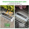 Lacasa Solar Deck Lights, Solar Light Outdoor Waterproof IP68, 8