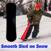 Slippery Racer Kids Lightweight Compact Foldable Downhill Outdoor Winter Ski