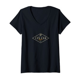Womens Upland Hunter Diamond V-Neck T-Shirt
