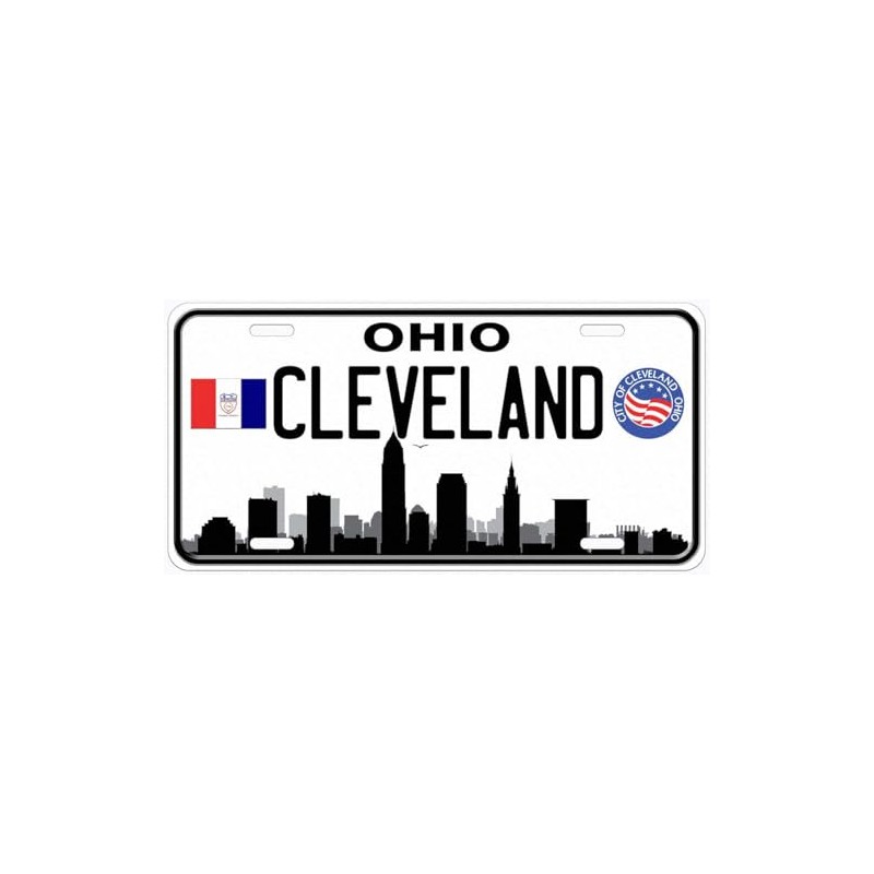 Cleveland Flat Ohio Novelty Car Auto License Plate