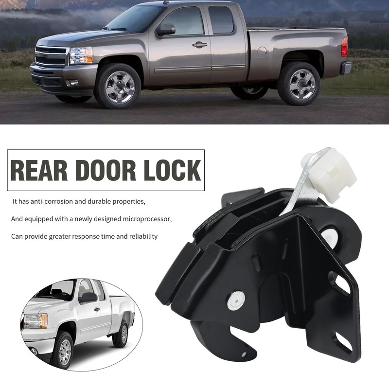 Vkinman 10356951 Rear Door Latch Assembly Replacement for 1999-2007 Chevy