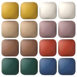 Colorful Magnets,16 Pcs Cute Fridge Magnets Square Decorative Magnets Fun Locker Magnet for Refrigerator with Storage Box Magnets for Fridge Decoration for Whiteboard Office Kitchen Cabinet