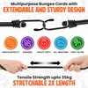 Bungee Cords with Hooks Heavy Duty Weatherproof & UV-Resistant Elastic