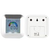 Indoor Touch LCD Screen Thermometer Hygrometer Electric Alarm Clock for