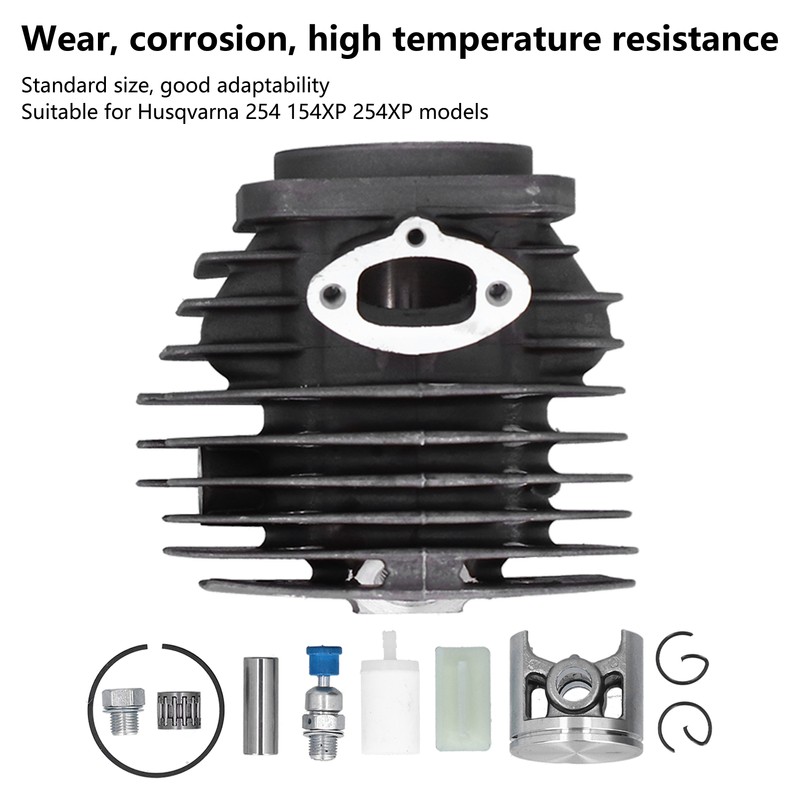 45mm Cylinder Head Kit Piston Ring Pin Fastener Chainsaw Accessories