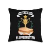 Marshmallow Peanut Butter Gear Cute Fluffernutter Sandwich Throw Pillow