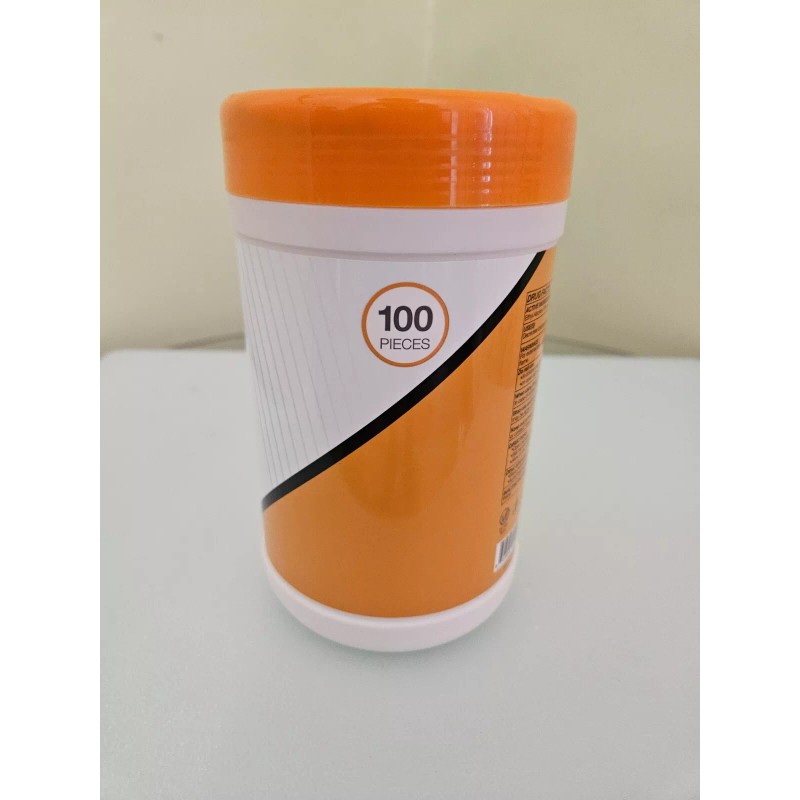 Miami Carry On 75% Alcohol Wipes 100 Count Surface Cleaner