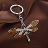 Dragonfly Jewellery Keychain with Charm (Champagne)