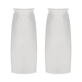 POPETPOP 2 Pack Filter Socks 100/150/200 Micron - 4" Ring x 15" Long for Aquarium Fish Tank Felt Replacement Felt Socks