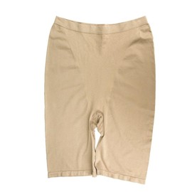 Atsumi Fashion Women's 3/4 Length Leggings, Seamless High Waisted Inner Pants, Super Stretchy, No Show Outwear, No Show Outwear, No Show Off Your Outfit, Underneath a Skirt (5L, Beige), beige