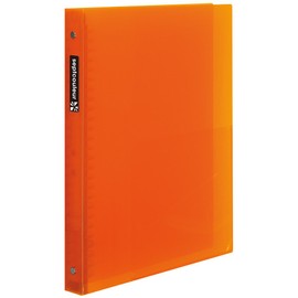 Maruman F300B-09 Loose-Leaf Binder B5 Septum Crew 26-Hole Orange