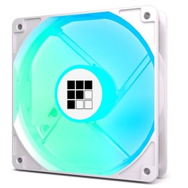 FOIFKIN 120mm PWM ARGB PC Case Fan (White, Forward 1 Pack)