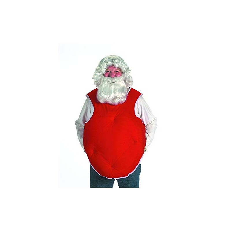 Halco Santa Belly Stuffer Fat Suit Vest Claus Washable Satin