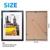 EGOFINE 8x6 Photo Frames Black Set of 2 - Made