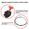 KUSCOR KOUSOR Universal Throttle Cable & Choke Lever for Lawnmower