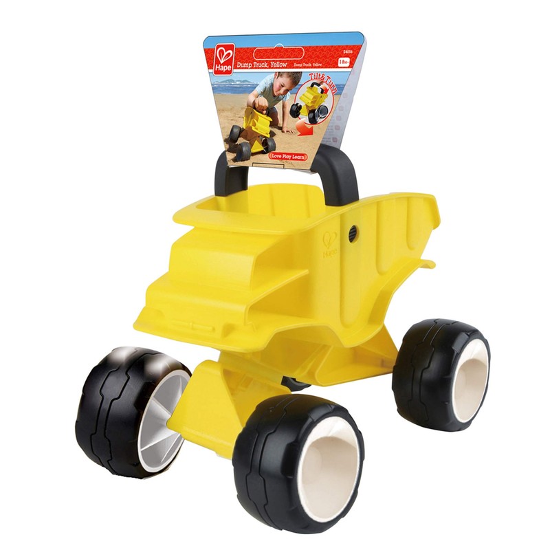 Hape Dump Truck, Beach Truck for Kids, Push & Pull