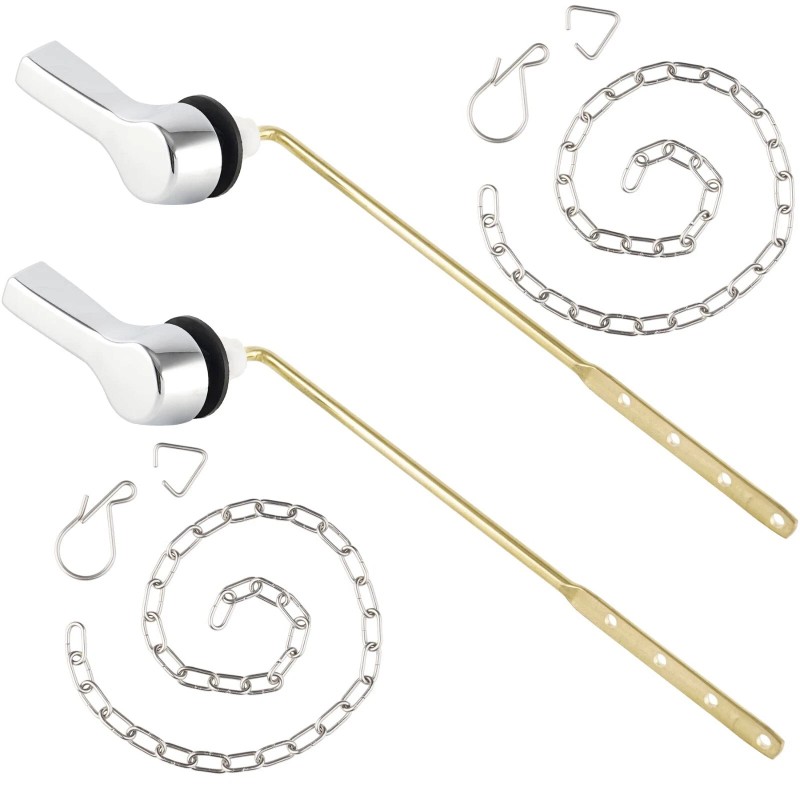 Universal Front Mount Handle Hibbent 2 Pack Toilet Tank Flush