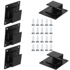 5pcs Wall Shelf Mount Bracket Display Shelf Hook Hanger Rack