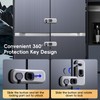 Blissleaf 5-Pack Fridge Locks, Child Proof Refrigerator/Freezer Door Lock, Child