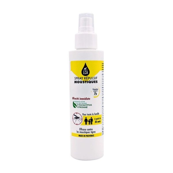 LCA Spray répulsif moustiques 150 ml famille (30 mois)