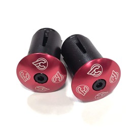 Cinelli Unisex's Bar End Expander Plugs, Red, Universal