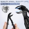 Toenail Clippers for Seniors Thick Toenails, Angled Head Large Toe