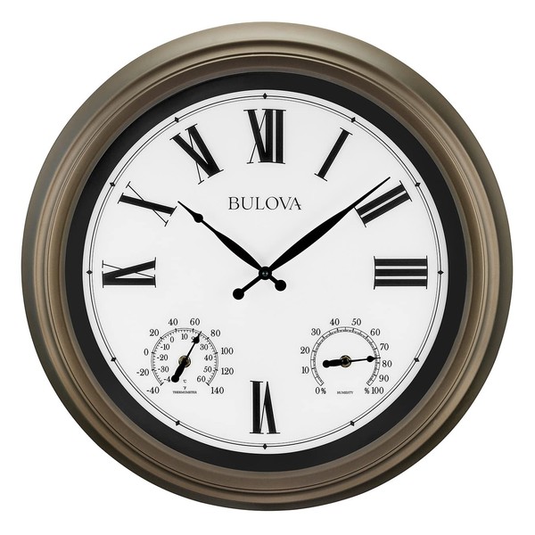 Bulova Clocks Model C4886 Vineyard, Bronze