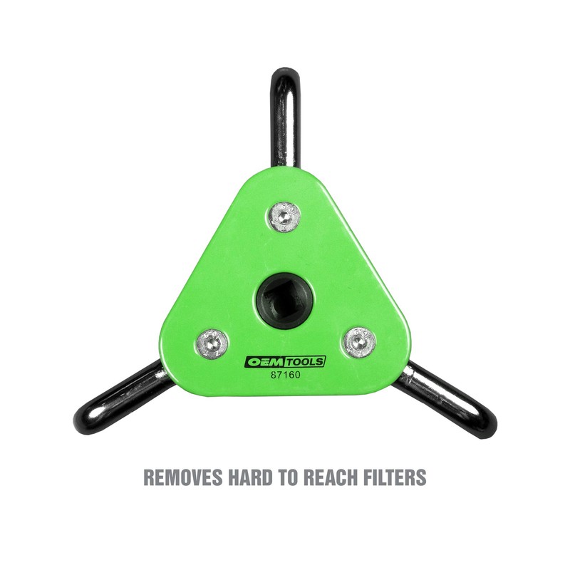 OEMTOOLS Adjustable 3 Jaw Oil Filter Wrench, Fits 2-1/2" to