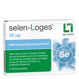 Selen-Loges 50 µg - 120 Film-Coated Tablets - Dietary Supplement with Selenium