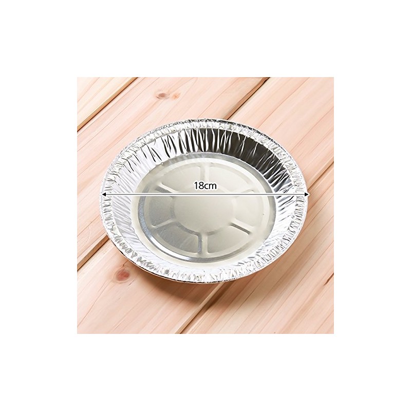 Disposable Paper Plates, Aluminum Plates, 10 Pieces, 7.1 inches (18