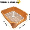 Lutema Indoor/Outdoor Training Dog Potty Tray for Small and Medium