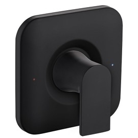 Replacement Compatible with Moen T2471BL Genta LX Posi-Temp Valve Trim Kit, Matte Black Shower Trim Kit Shower Lever Handle (Posi-Temp Valve Required)
