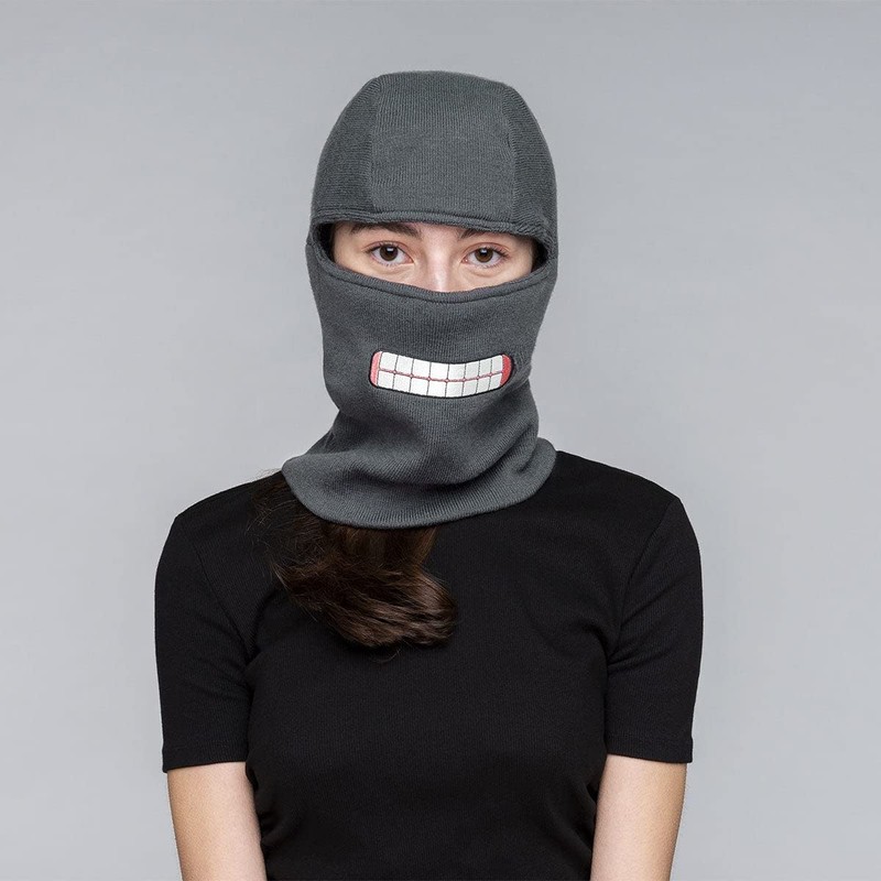 Kangol Okay Collapsible Balaclava - Anthracite/1SFM - Charcoal - One