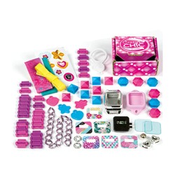 Clementoni 18635 Chic Crazy Watch Jewellery Box for Girls Craft Set for Children from 7 Years, Multi-Colour, One Size